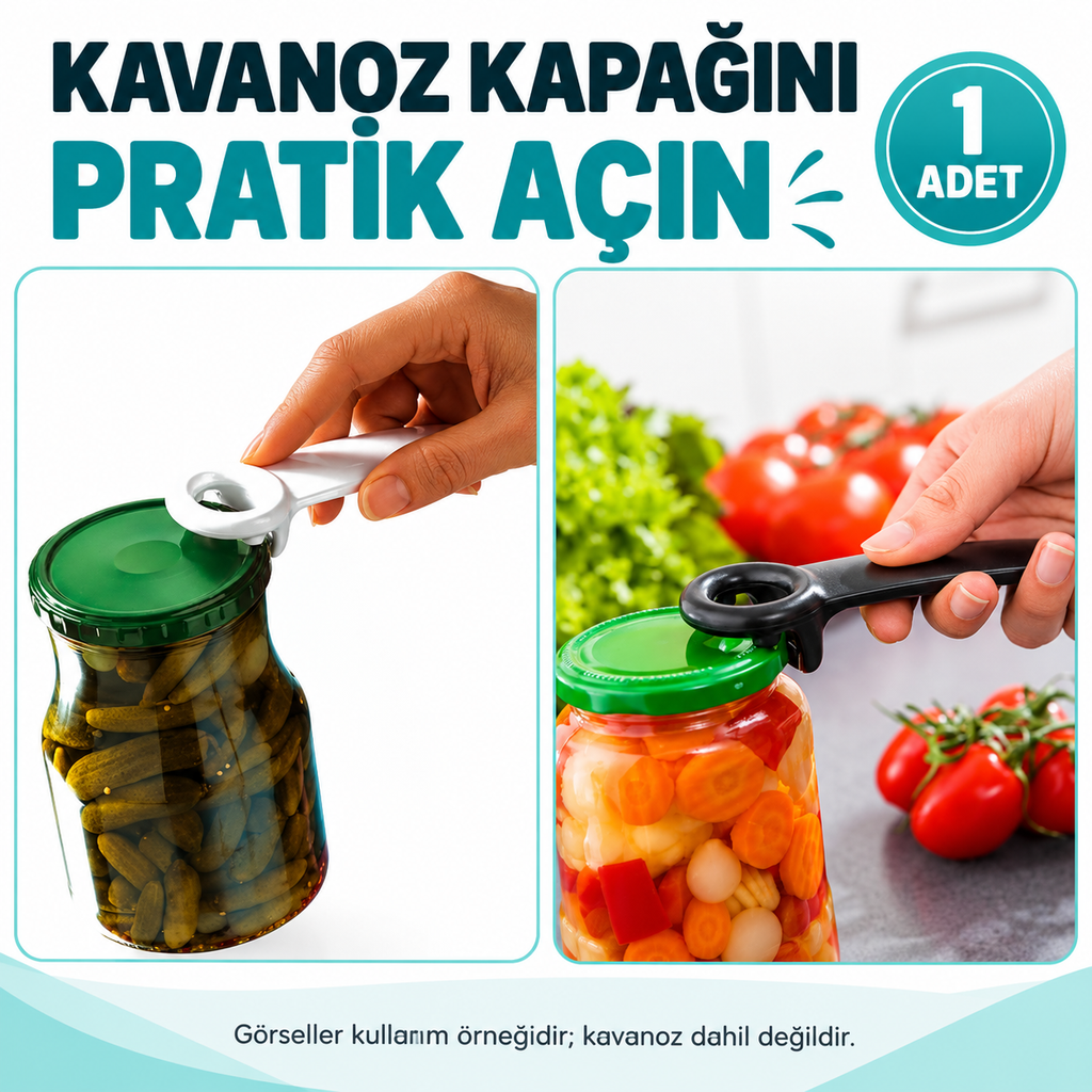Pratik Şişe Ve Kavanoz Kapağı Açacağı - özellik ve kullanım bilgileri