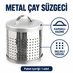 Büyük Metal Çay Süzgeci - özellik ve kullanım bilgileri