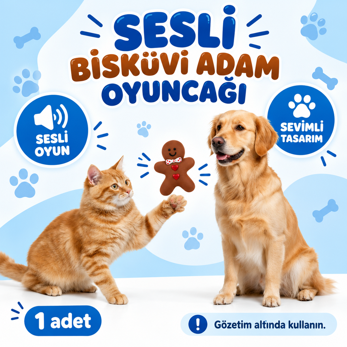 Sesli Bisküvi Adam Isırma Oyuncağı - özellik ve kullanım bilgileri