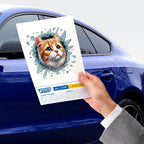 Fulcar Kedi Tasarımlı Araç Stickerı - ürün görünümü
