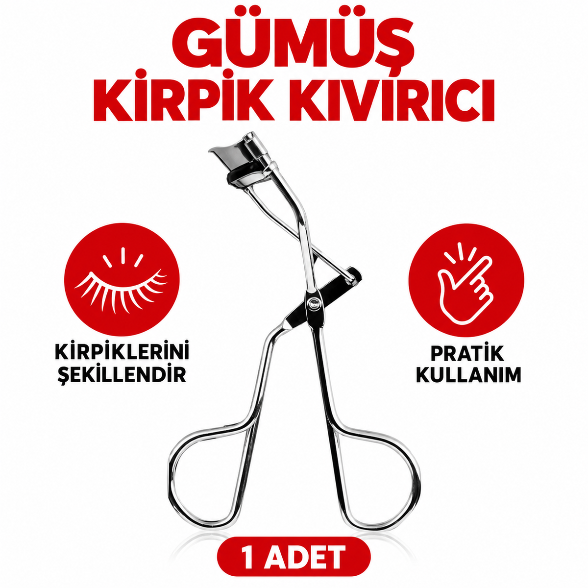 Gümüş Kirpik Kıvırıcı - özellik ve kullanım bilgileri