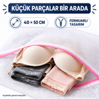 Çamaşır Yıkama Filesi - 40x50 cm - Fermuarlı - Tekrar Kullanılabilir - özellik ve kullanım bilgileri